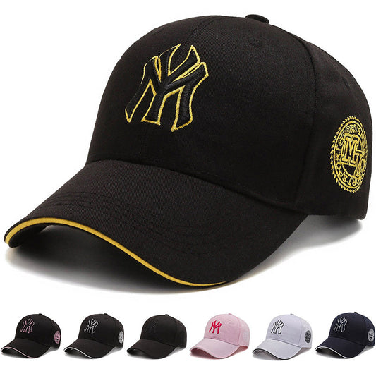 Trendy all-match embroidered letter duck baseball cap