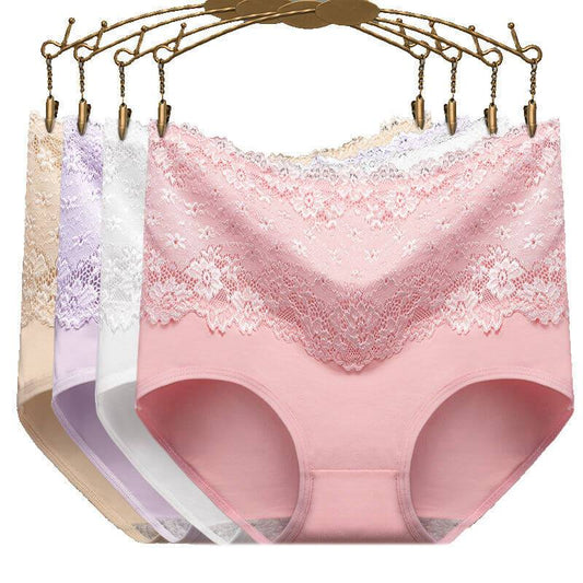 Women's Hip Lift High Waist Lace Panties