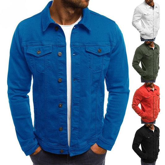 Men's Slim Workwear Denim Jacket