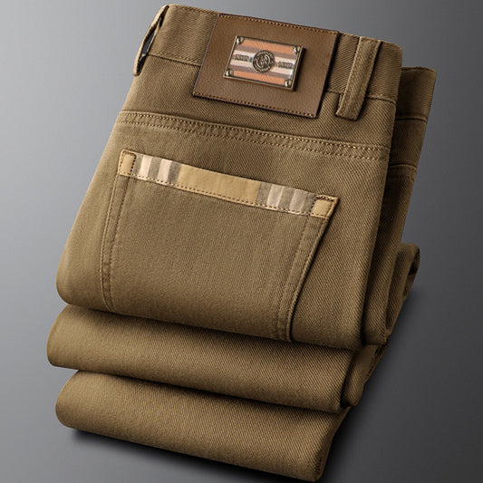 Men's Winter Fashion Business Casual Jeans