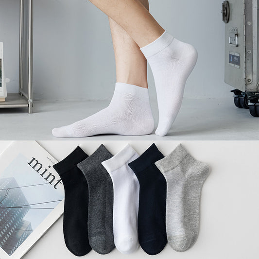 Men's 95% Cotton Mesh Sweat-absorbent Breathable Socks