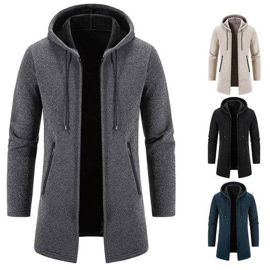 2023 New Winter Fleece Knitted Jacket