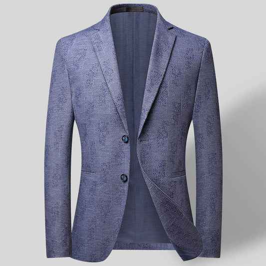 Men's Knitted Stretch Thin Casual Blazer