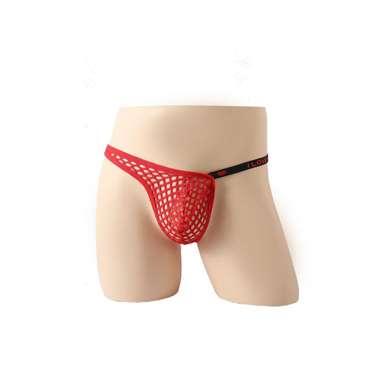 2025 Men's Sexy Transparent Mesh Thong