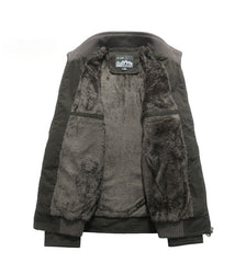 Men's Thickened Velvet Fashionable Loose Warm Casual Jacket
