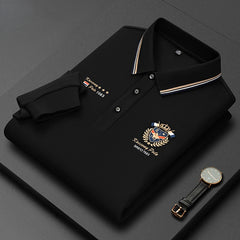 Men's Fashion Lapel Long Sleeve POLO Shirt