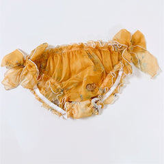 Soft Ruffled Mesh Breathable Briefs