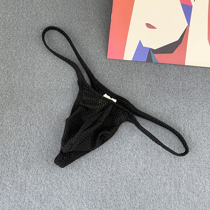 Men's New Low Waist Mesh Breathable Thong