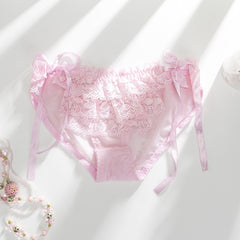 Sexy Lace Jacquard Strap Panties