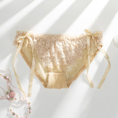 Sexy Lace Jacquard Strap Panties
