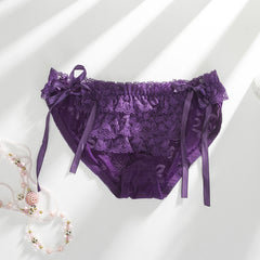 Sexy Lace Jacquard Strap Panties