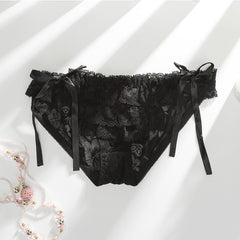 Sexy Lace Jacquard Strap Panties