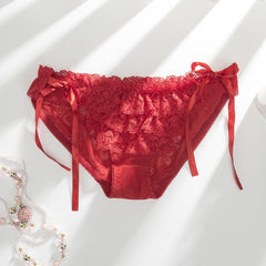 Sexy Lace Jacquard Strap Panties
