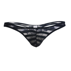 Men's Ultra-thin Mesh Transparent Breathable Sexy Striped Thongs