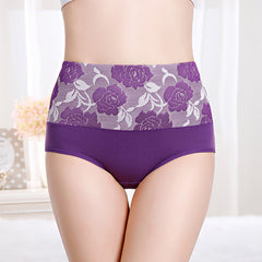 Women's Pure Cotton High Waist Plus Size Panties