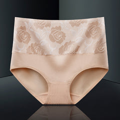 Women's Pure Cotton High Waist Plus Size Panties