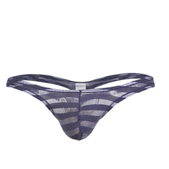 Men's Ultra-thin Mesh Transparent Breathable Sexy Striped Thongs