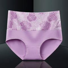 Women's Pure Cotton High Waist Plus Size Panties