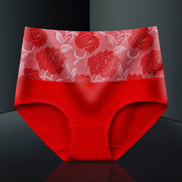Women's Pure Cotton High Waist Plus Size Panties