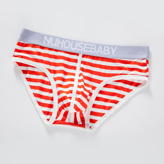 Men's Cotton Sexy Low Rise Breathable Briefs