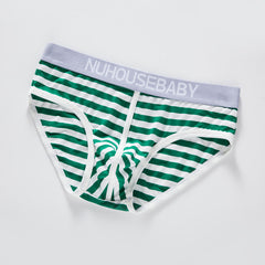Men's Cotton Sexy Low Rise Breathable Briefs