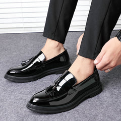 Men's Shiny Business Leather Shoes