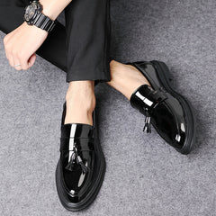 Men's Shiny Business Leather Shoes