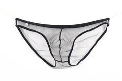 Men's Sheer Mesh Pouch Low Rise Briefs