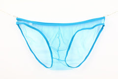 Men's Sheer Mesh Pouch Low Rise Briefs