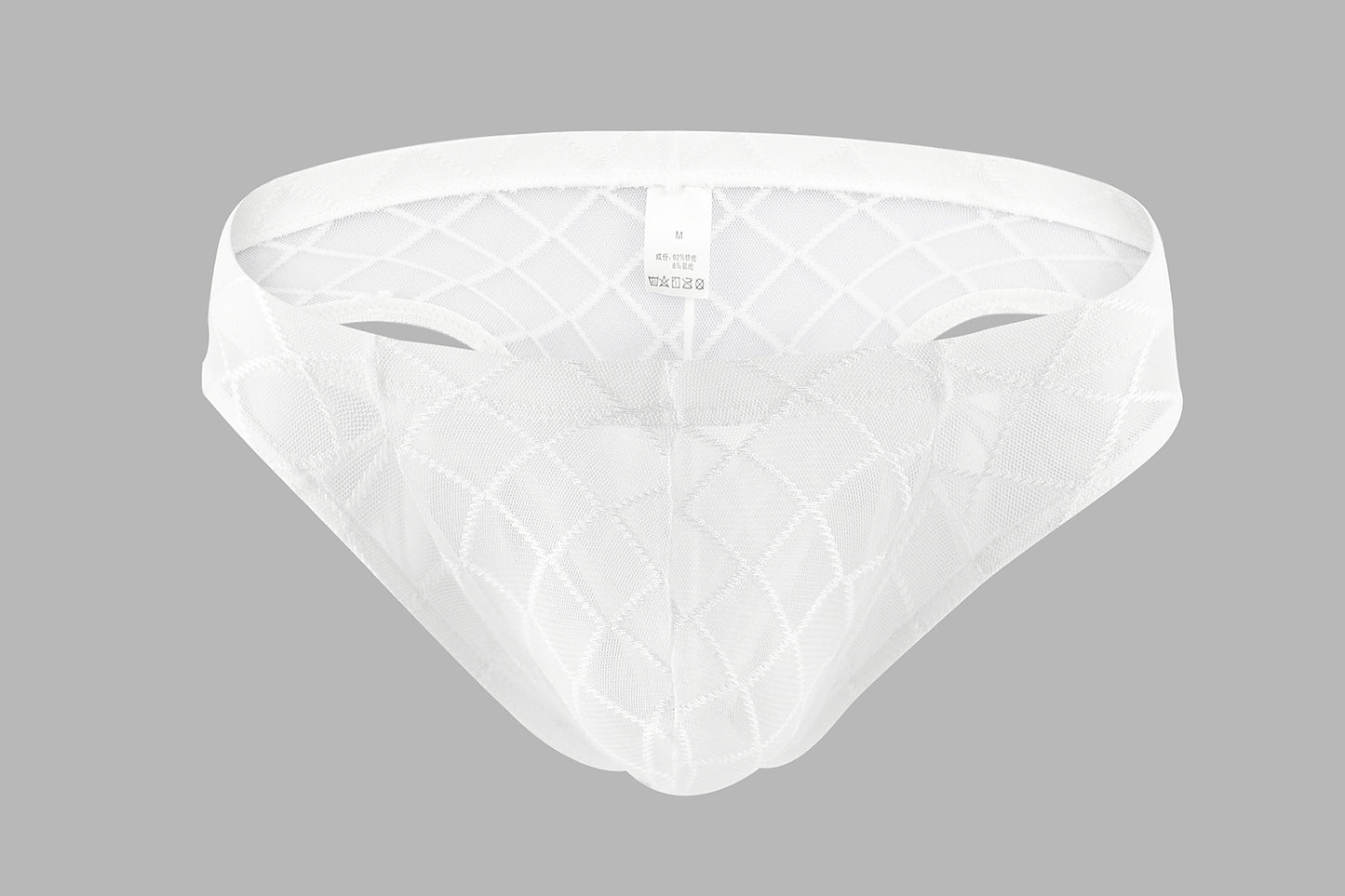 Diamond mesh transparent sexy panties