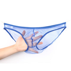 Men's Sheer Mesh Pouch Low Rise Briefs