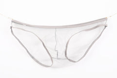 Men's Sheer Mesh Pouch Low Rise Briefs