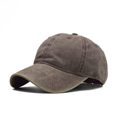 Men's Pure Cotton Patchwork Baseball Cap