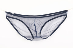 Men's Sheer Mesh Pouch Low Rise Briefs