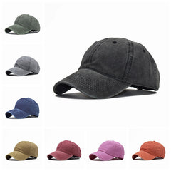 Men's Pure Cotton Patchwork Baseball Cap
