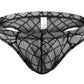 Diamond mesh transparent sexy panties