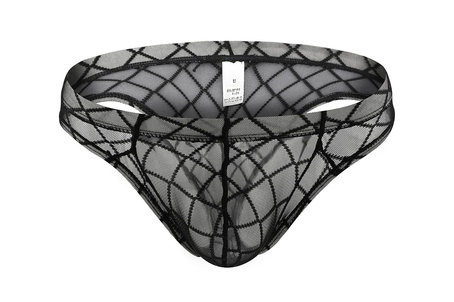 Diamond mesh transparent sexy panties