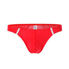 Men's Ice Silk Fashion High-end Comfortable Sexy Low Waist Thong