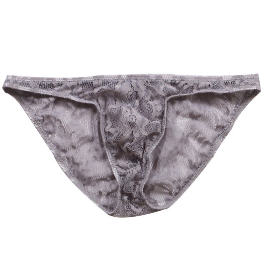 Men's Fashion Jacquard Lace Briefs