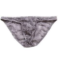 Men's Fashion Jacquard Lace Briefs
