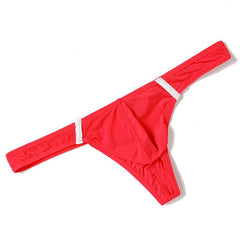 Men's Ice Silk Fashion High-end Comfortable Sexy Low Waist Thong