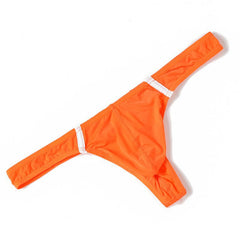 Men's Ice Silk Fashion High-end Comfortable Sexy Low Waist Thong