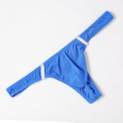 Men's Ice Silk Fashion High-end Comfortable Sexy Low Waist Thong