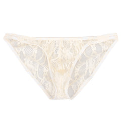 Men's Fashion Jacquard Lace Briefs