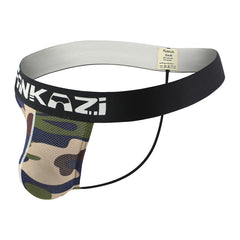 Men's Low-rise Camouflage Breathable and Comfortable Thong
