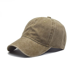 Men's Pure Cotton Patchwork Baseball Cap