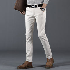 Men's Business Casual Straight Stretch Trousers