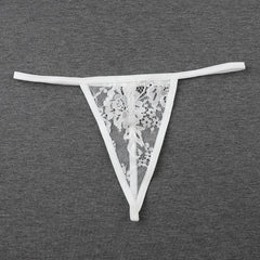 Sexy Floral Lace Transparent Sexy Thong