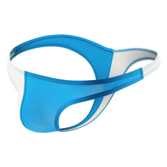 Men's Nylon Color Block Comfortable Three-dimensional Pouch Breathable Thong