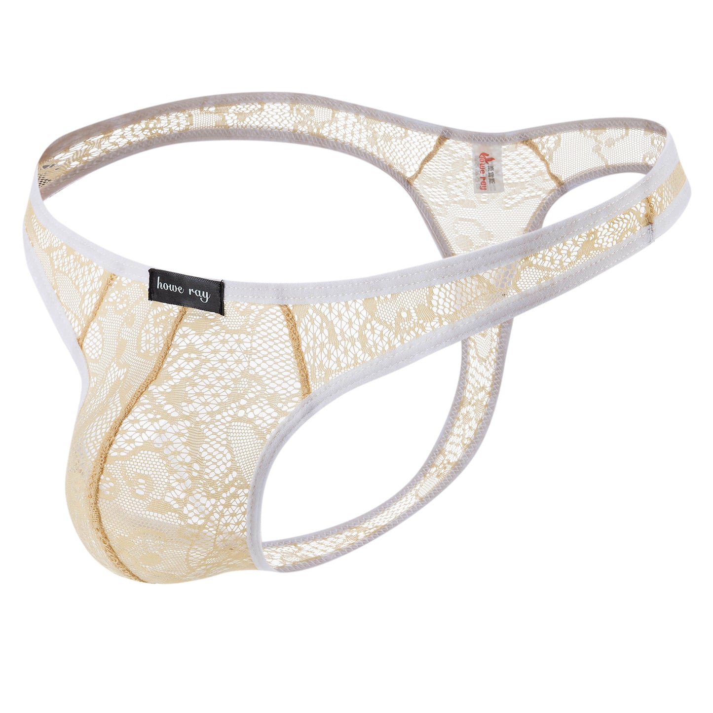 Men's Transparent Sexy Lace Thong